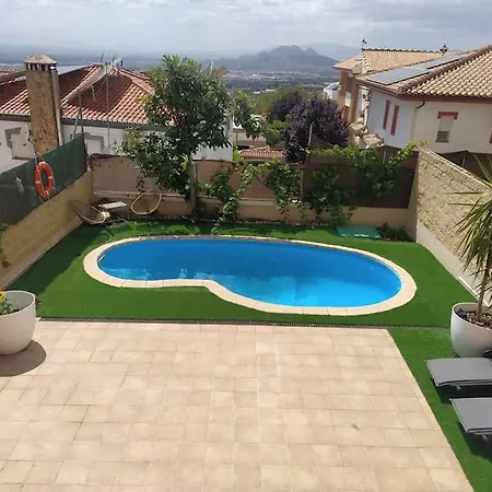 Luminosa Y Confortable Casa Con Vistas Y Piscina Jun Exterior photo